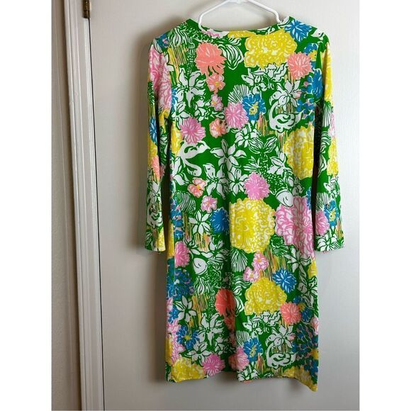 Lilly Pulitzer cream/yellow/pink Size S Aline dress - Picture 5 of 7